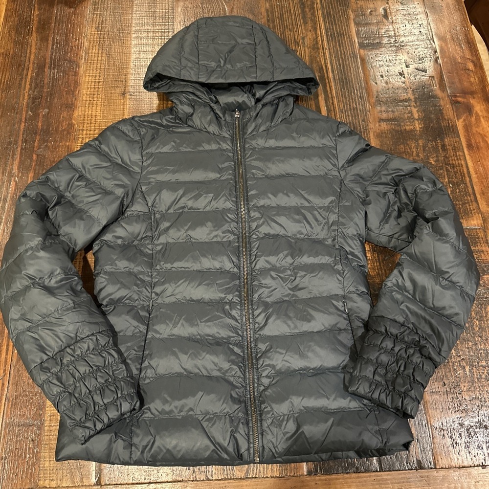 1 Madison Puffer Down Jacket‎ Dark Green Size Medium